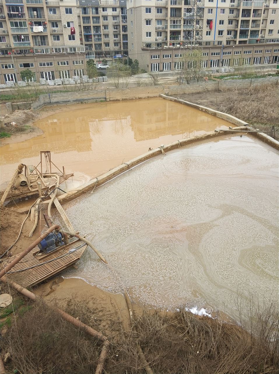 通城沉淀池淤泥清理-厂区废水池淤泥清淤